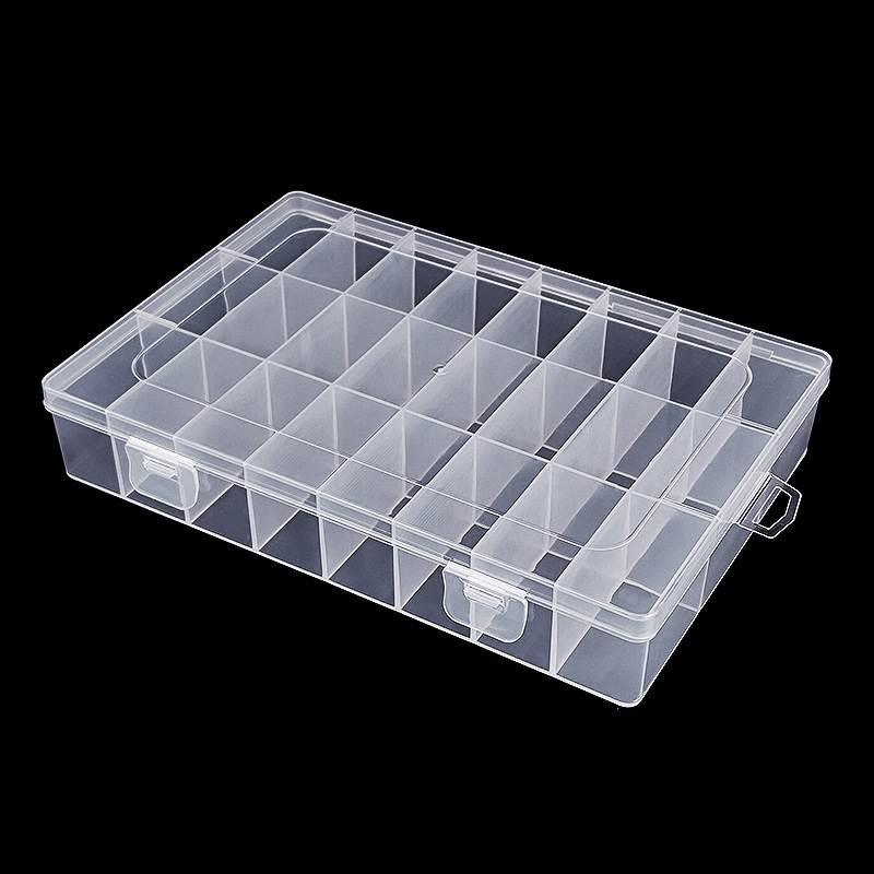 Transparent Storage Box for Jewellery Buttons Fishing Hardware Stationery Accessories Packaging