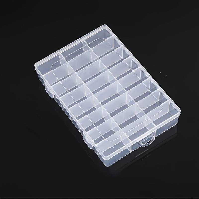 Transparent Storage Box for Jewellery Buttons Fishing Hardware Stationery Accessories Packaging