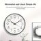 Simple Digital Wall Clock 8 Inch Mute Quartz Wall Clock Cubic Digital Clock For Home Decorations 1