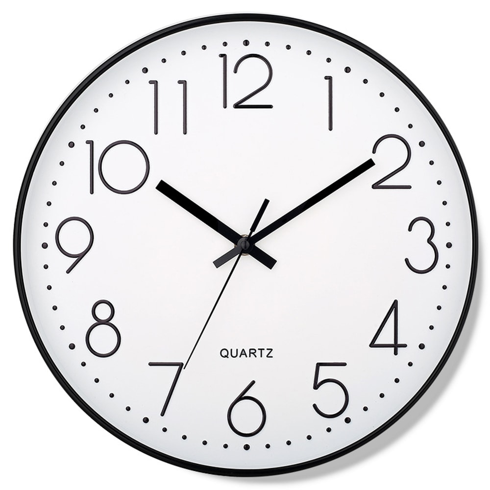 Simple Digital Wall Clock 8 Inch Mute Quartz Wall Clock Cubic Digital Clock For Home Decorations 6