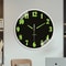 Stylish Silent Wall Clock Quartz Decorative Luminous HoleFree Living Room Clock 1