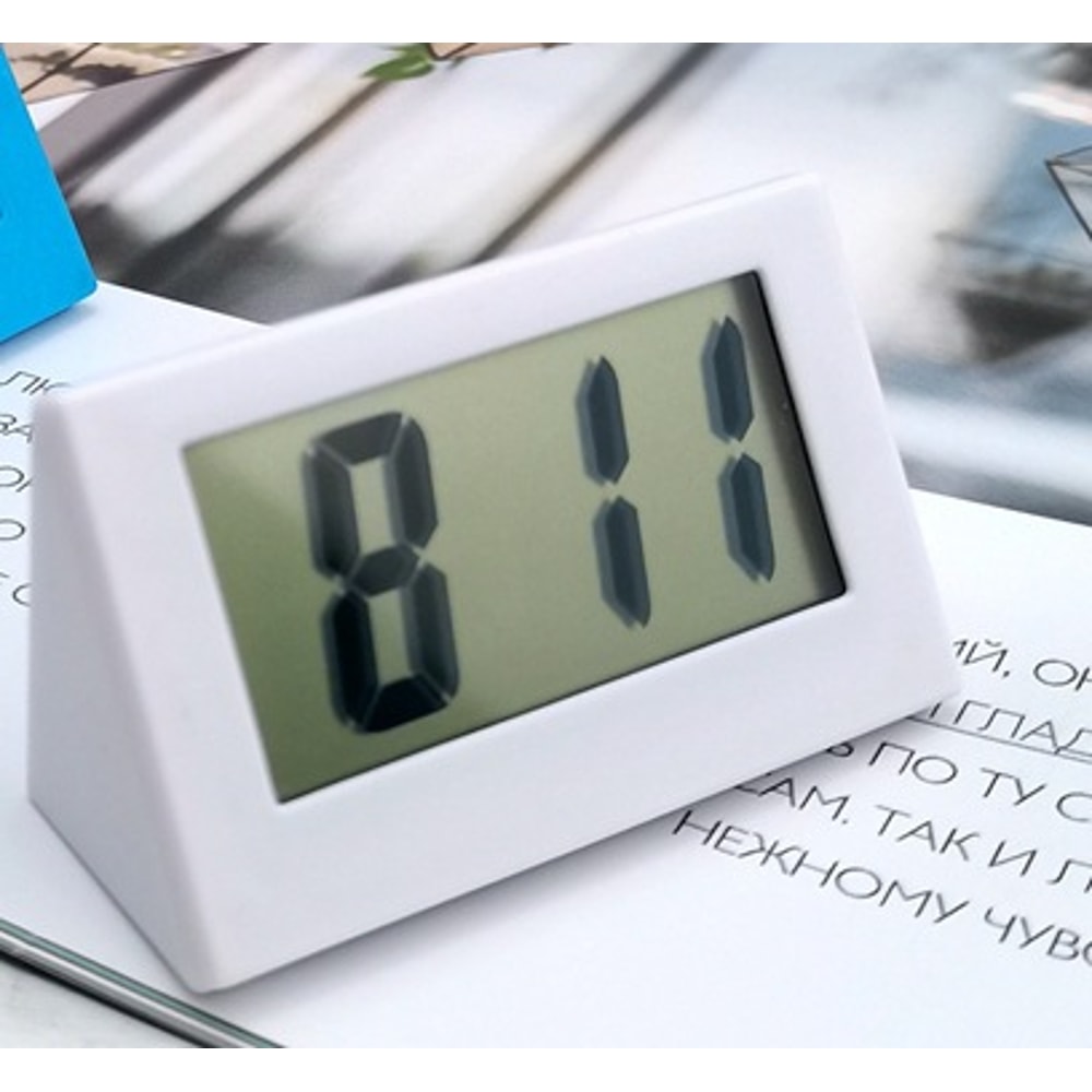 Digital Clock with Date Mini Clock Bedside Clock Portable Car Clock Simple Electronic Clock for Students Desk Clock