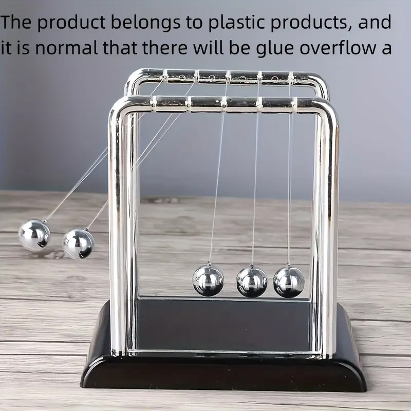 Newton Pendulum Balance Balls, Stylish Desk Decor, Educational Toy for Office and Home