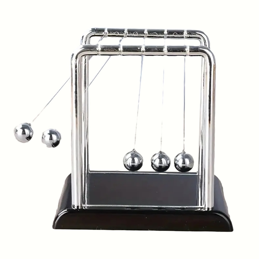 Newton Pendulum Balance Balls, Stylish Desk Decor, Educational Toy for Office and Home