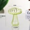 Colourful Mushroom Vase Creative Transparent Glass Hydroponic Aromatherapy Vase for Living Room Desktop Art Decoration