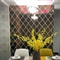 Acrylic 3D Diamond Splicing Mirror Wall Sticker, Removable Mirror Glass Sticker, Background Wall Decoration