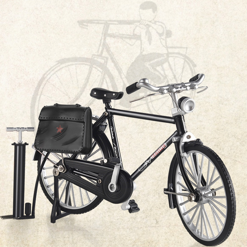 Retro Nostalgic Decorations Two Eight Bars Bicycle Model Ornament, Desktop Small Ornaments, Home Decorations