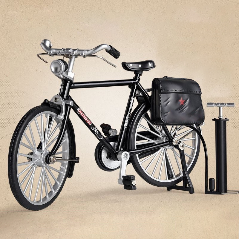 Retro Nostalgic Decorations Two Eight Bars Bicycle Model Ornament, Desktop Small Ornaments, Home Decorations