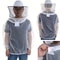 Professional Transparent Protective Jacket With Hooded Veil Breathable Durable Mens Beekeeper Suit 2