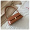 Vintage Underarm Bag, Fashion Retro Women's Shoulder Bag, Simple Solid Color Handbag