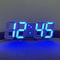 Creative Desktop Clock, 3D Luminous Digital Clock, Simple Fashion Electronic Clock