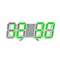 Creative Desktop Clock, 3D Luminous Digital Clock, Simple Fashion Electronic Clock