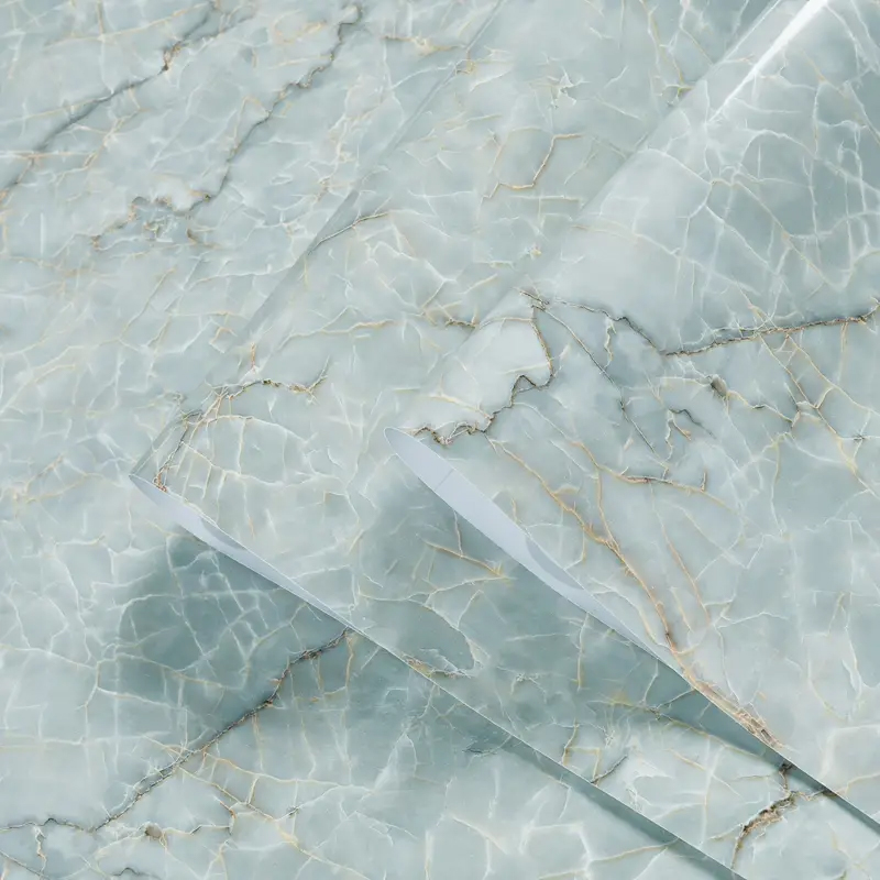 Kitchen Selfadhesive Wall Stickers Marble Wall Stickers Wallpaper Bathroom PVC Waterproof Stickers 4
