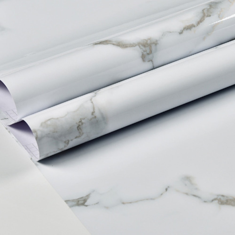 Kitchen Selfadhesive Wall Stickers Marble Wall Stickers Wallpaper Bathroom PVC Waterproof Stickers 7