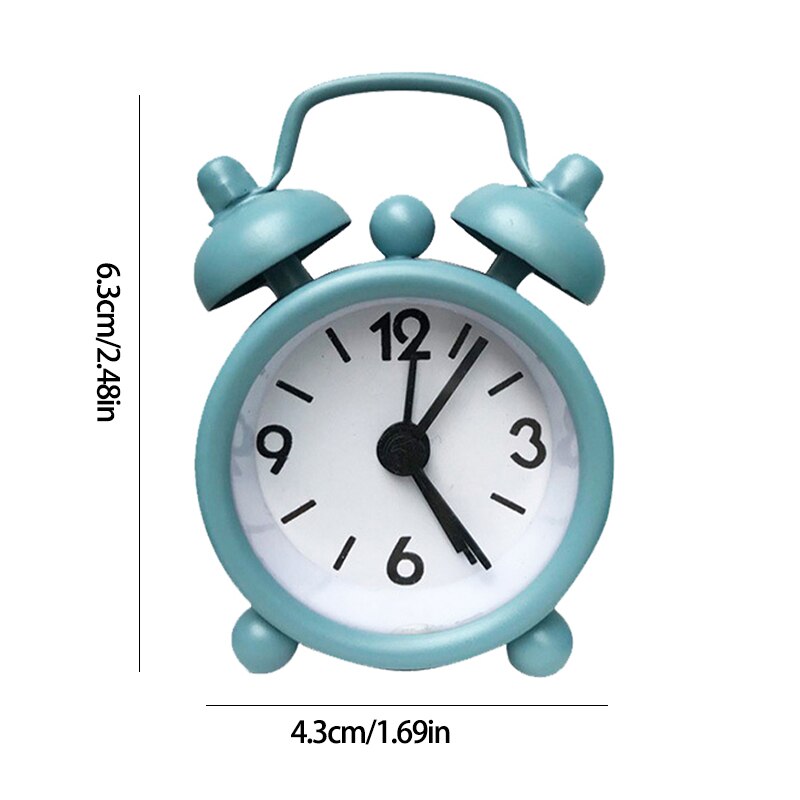 Portable Travel Alarm Clock Mini Metal Electronic Alarm Clock Bedside Clock For Students 4