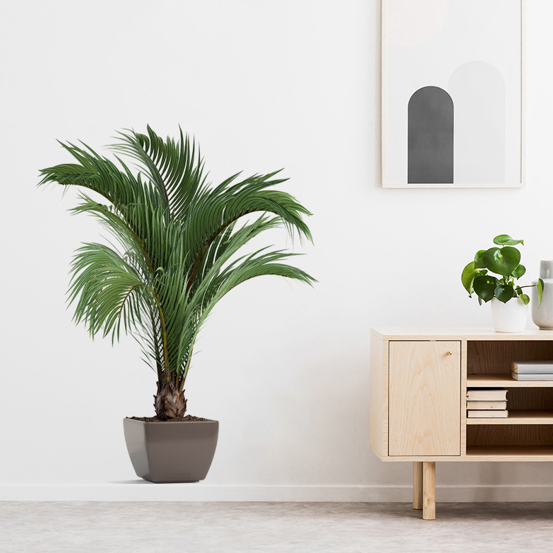 Simulation Flower Pots Wall Decals Greenery Potted Plants Entrance Bedroom Living Room Wall Sticker 0