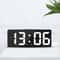 Creative Clock LED Bedside Clock Colorful Luminous Temperature Calendar Alarm Clock Simple Home Dec 2
