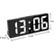 Creative Clock LED Bedside Clock Colorful Luminous Temperature Calendar Alarm Clock Simple Home Dec 4