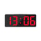 Creative Clock LED Bedside Clock Colorful Luminous Temperature Calendar Alarm Clock Simple Home Dec 7