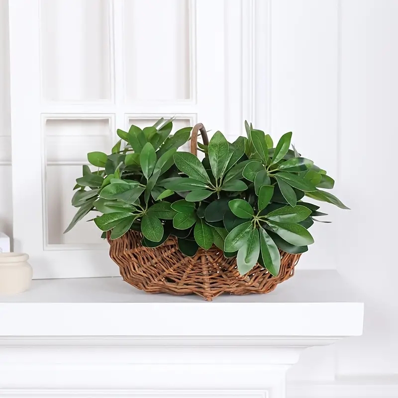 Artificial Plant Fake Leaves With Stem Living Room Hotel Office Decor 3