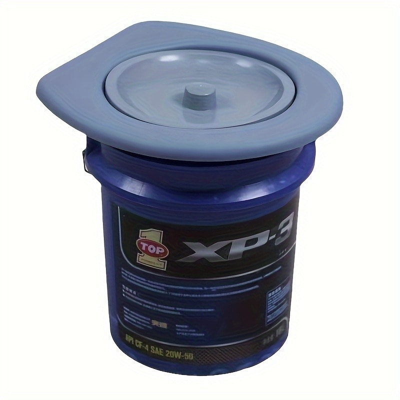 Portable Camping Toilet Lid Silicone Durable PP Polypropylene Fits Standard Toothbrush Buckets Idea 3