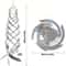 Silvery Mylar Bird Repellent Spiral Reflectors Hanging Garden Deterrents Scares Woodpeckers Pigeons 4