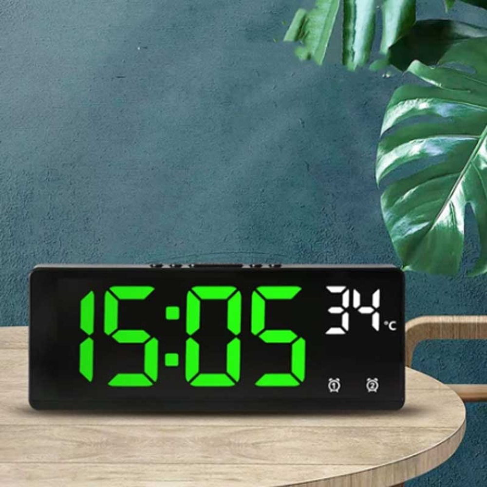 Simple Large Screen Clock Creative Multifunction Electronic Clock Multi Group Alarm Clock Student C 0