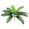 Artificial Plant Head Of Iron Leaves Simulated Silk Cloth Green Planting Palm Leaf Plant 5