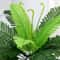 Artificial Plant Head Of Iron Leaves Simulated Silk Cloth Green Planting Palm Leaf Plant 2