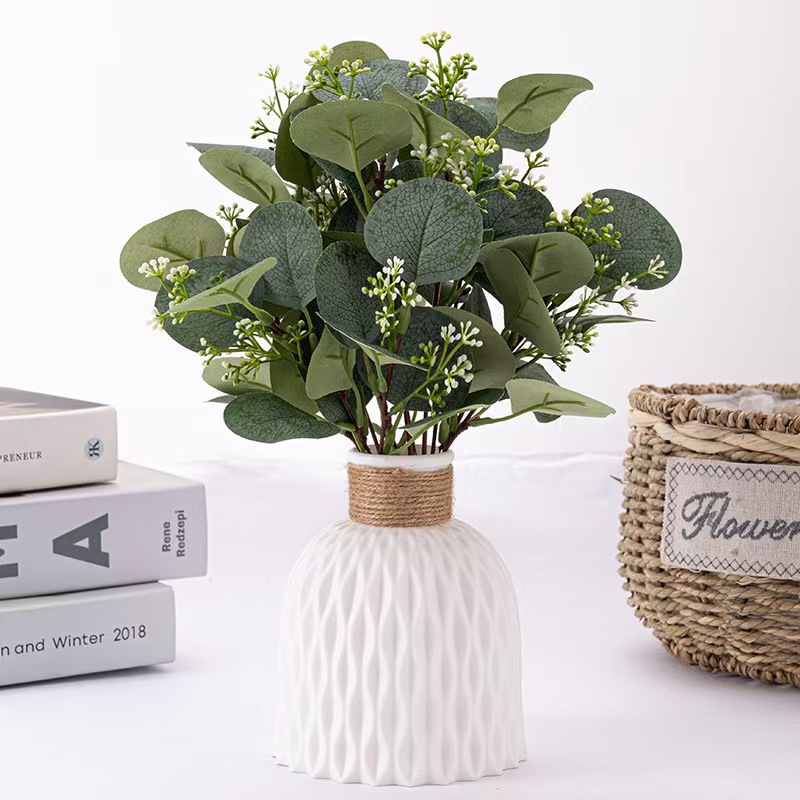 Minimalist Vase Scandinavian Home Decoration Water Ripple Style Small Flower Arrangement Vase Twine 1