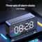 LED Digital Alarm Clock With Bluetooth Mirror Speaker Bedroom Tabletop Display FM Radio Temperature 2
