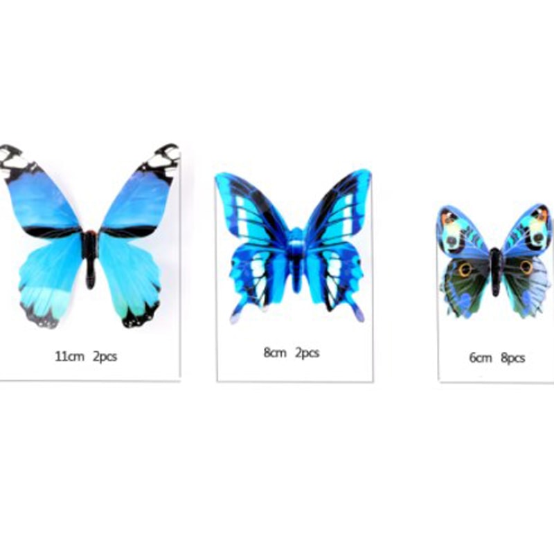 Creative 3D Luminous Butterfly Wall Stickers, DIY Home Decoration, Modern Wall Art, Gift Ideas