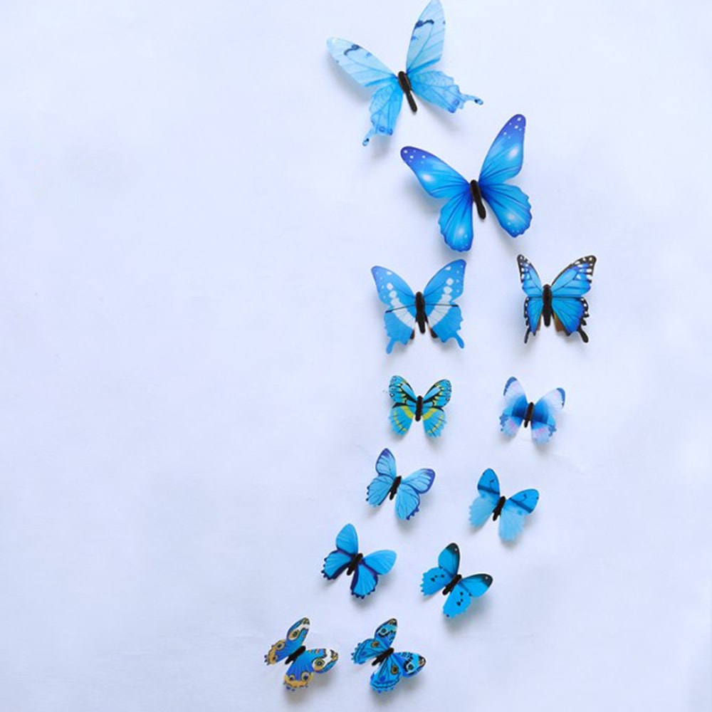 Creative 3D Luminous Butterfly Wall Stickers, DIY Home Decoration, Modern Wall Art, Gift Ideas