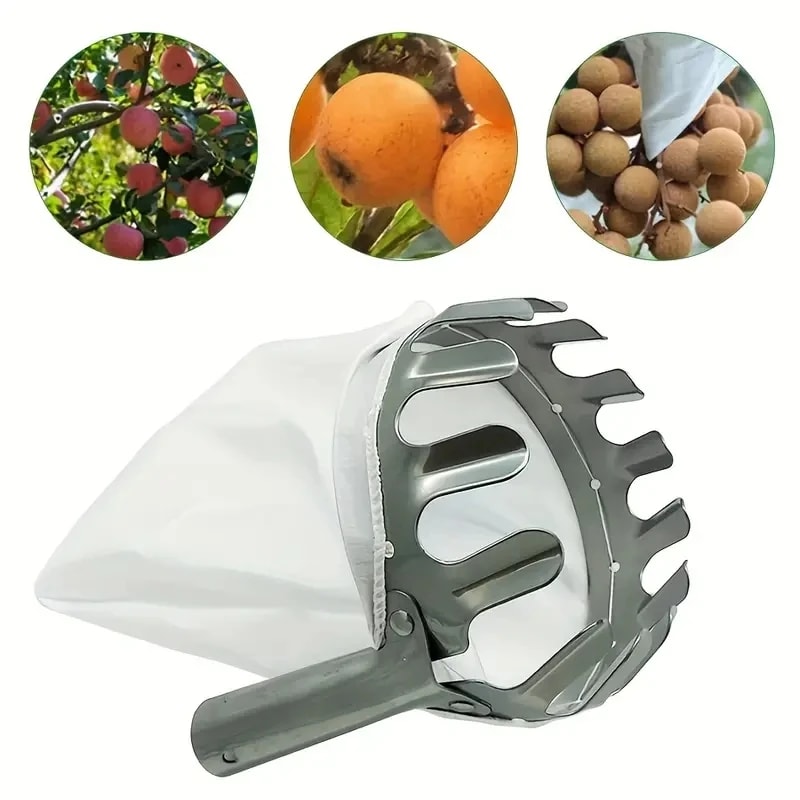Metal Fruit Picker High Altitude Fruit Picker Portable Fruit Picker Agricultural Gardening Hardware 0