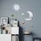 Ramadan Kareem Decor Star And Moon Wall Sticker Mirror Combination Bedroom And Living Room Holiday 0