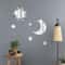 Ramadan Kareem Decor Star And Moon Wall Sticker Mirror Combination Bedroom And Living Room Holiday 2