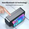 Bluetooth LED Alarm Clock Digital Mirror Speaker FM Radio Table Clock Temperature Display For Bedro 3