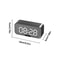 Bluetooth LED Alarm Clock Digital Mirror Speaker FM Radio Table Clock Temperature Display For Bedro 5
