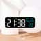 Multifunction LED Digital Alarm Clock Voice Control Temperature And Date Display Day Of Week Night 1