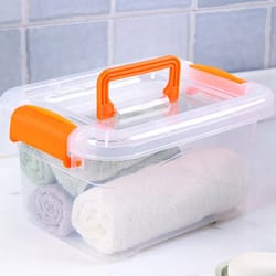 portable transparent storage boxes, storage boxes for clothes toys, organising boxes, snacks storage organiser