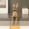 Ceramic LongEared Rabbit Ornament Creative Home Decoration Living Room Bedroom Office Art Light Lux 6