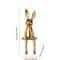 Ceramic LongEared Rabbit Ornament Creative Home Decoration Living Room Bedroom Office Art Light Lux 4