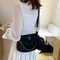 Chic Solid Color Handbags, Nylon Shoulder Bag Set, Chain Strap for Travel, Daily Use