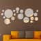 DIY 3D Acrylic Mirror Stickers Round Mirror Wall Decoration For Bedroom Bathroom TV Background 1