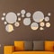 DIY 3D Acrylic Mirror Stickers Round Mirror Wall Decoration For Bedroom Bathroom TV Background 1