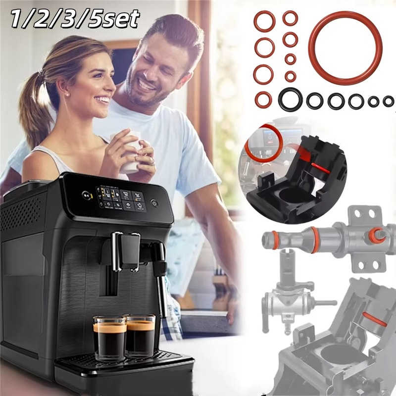 ORing Seal Kit For Food Grade Coffee Machine Brewing Group Silicone Gasket Connector Maintenance Ac 0