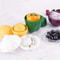 Creative Food Box Plastic Sealed Storage Organizer for Onion Garlic Crisper Vegetable Containers