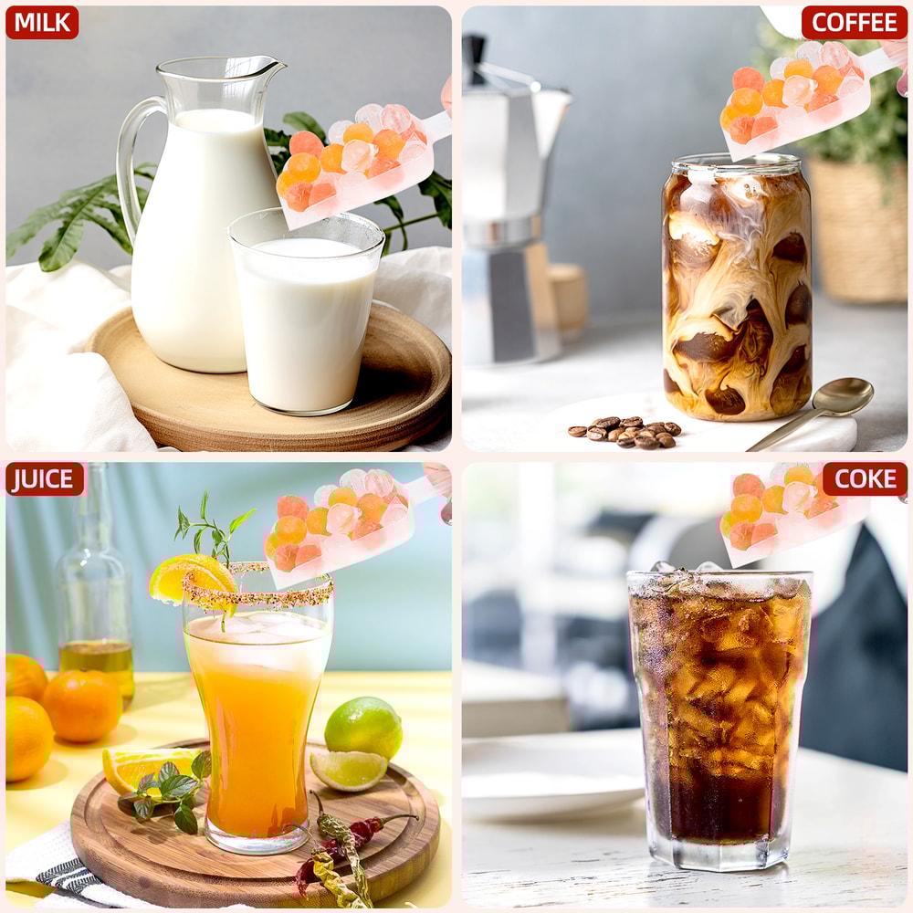 Tiny Crushed Ice Ball Mold Mini Ice Cube Tray For Bar Cocktail Drink Whiskey Coffee Juice 4