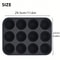 Non Stick Holes Cupcake Silicone Mold Muffin Baking Pan For Cake Chocolate Soap 5