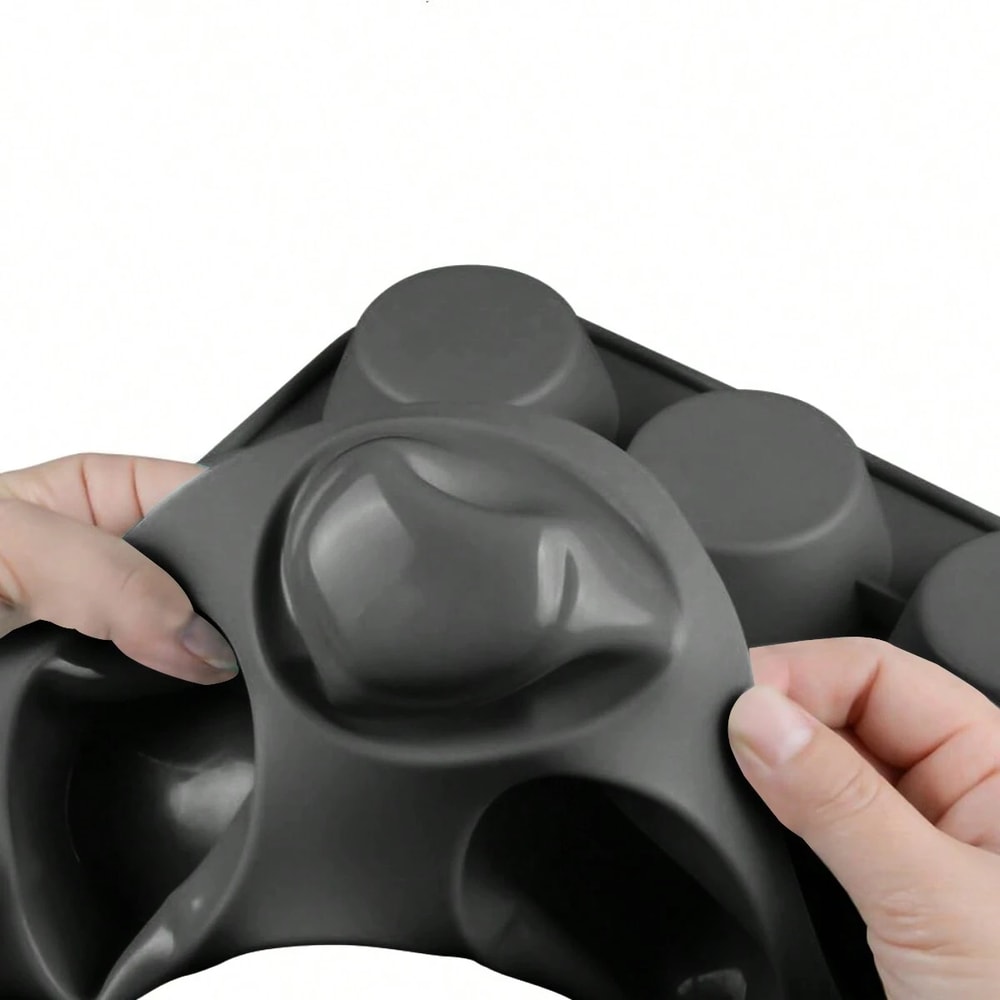 Non Stick Holes Cupcake Silicone Mold Muffin Baking Pan For Cake Chocolate Soap 2